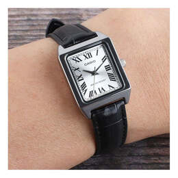 Часы Casio Quartz Waterproof SilverBlack Analog, черный ltp-v007l-7b1u | silverblack
