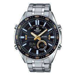 Часы Casio Analog EDIFICE Mens SilverBlack Analog/Digital Combo, черный efv-c100d-1b | silverblack