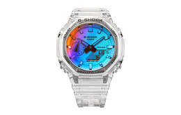 Часы Casio G-Shock Analog-Digital 'White', белый ga-2100srs-7apr | transparent white