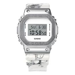 Часы Casio G-Shock Square 'White SIlver', белый gm-5600ma-7prm | white silver