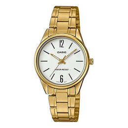 Часы Casio Fashion Stylish Steel Strip Waterproof Quartz Watch White Stainless Steel Strap, белый ltp-v005g-7b | white