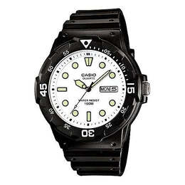 Часы Casio Male YOUTH Japan / South Korea Fashion Sports White Dial Mens White Analog, белый mrw-200h-7e | white