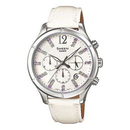 Часы Casio SHEEN Series Scale SHE-5020L-7A White Analog, белый she-5020l-7apr | white