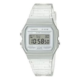 Часы Casio Couple Quartz Waterproof Sports Unisex Mens White Digital, белый f91ws-7os | white