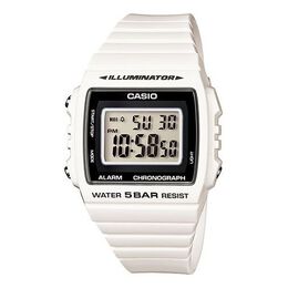 Часы Casio Unisex STANDARD Waterproof White Digital, белый w-215h-7a | white