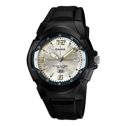 Часы Casio Quartz Waterproof Sports Mens White Analog, белый mw-600f-7a | white