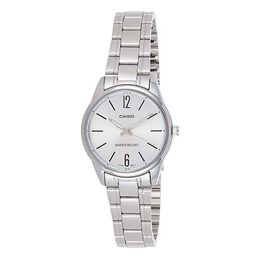 Часы Casio Quartz Waterproof White Analog, белый ltp-v005d-7b | white