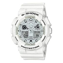 Часы Casio G-Shock Analog-Digital 'White', белый ga-100mw-7a | white