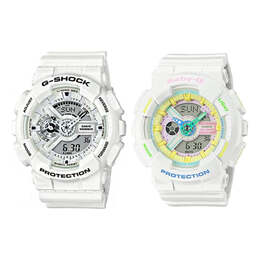 Часы Casio Baby-G 'White', белый ga-110mw-7a&ba-110tm-7a | white