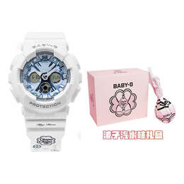 Часы Casio Baby-G 'White Blue', белый ba-130-7a2prc | white
