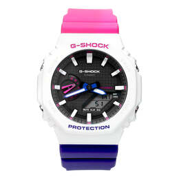 Часы Casio G-Shock Analog-Digital 'White', белый ga-2100thb-7a | whiteredblue