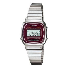 Часы Casio Waterproof Mens Wine Red Digital, красный la670wa-4 | wine red
