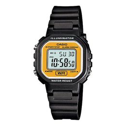 Часы Casio STANDARDRetro Yellow Dial Plate Black Belt Quartz Waterproof Yellow DialBlack Strap YellowBlack Digital, черный la-20wh-9a | yellowblack