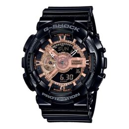 Часы Casio G-Shock Analog-Digital 'Black Rose', розовый ga-110mmc-1adr | blackrose gold