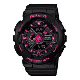 Часы Casio Baby-G 'Black Pink', черный ba-111-1a | black