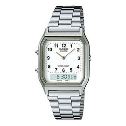 Часы Casio Male YOUTH Japan / South Korea Fashion Mens White Analog/Digital Combo, белый aq-230a-7b | white