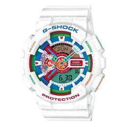 Часы Casio G-Shock Analog-Digital 'White', белый ga-110mc-7a | white