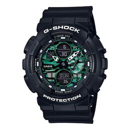 Часы Casio G-Shock Analog-Digital 'Black Green', черный ga-140mg-1a | black green