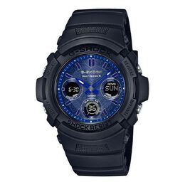 Часы Casio G-Shock Analog-Digital 'Black Blue', черный awg-m100sbp-1apr | black blue