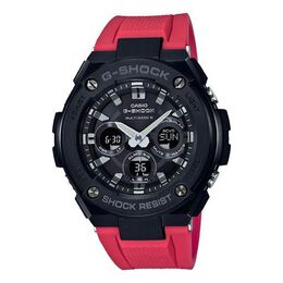 Часы Casio G-Shock G-Steel 'Black Red', черный gst-w300g-1a4pr | black/red