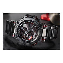 Часы Casio G-Shock MT-G 'Black', черный mtg-b1000xbd-1apr | black/red