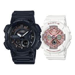 Часы Casio Baby-G 'Black & White', черный aeq-110w-1b&ba-130-7a1prl | black/white
