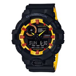 Часы Casio G-Shock Analog-Digital 'Black Yellow', черный ga-700by-1a-person | black/yellow