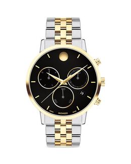 Музейный классический хронограф, 42 мм Movado, цвет Black 4877517 | black/two-tone