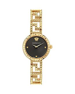 Часы Greca Goddess, 28 мм Versace, цвет Black 4878127 | black/gold