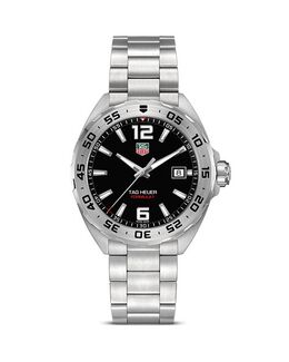 Часы Формулы 1, 41 мм Tag Heuer, цвет Silver 1571716 | black/silver