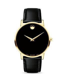 Часы Museum Classic в корпусе цвета желтого золота, 40 мм Movado, цвет Black 3092788 | black