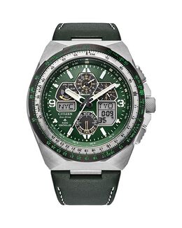 Хронограф Eco-Drive Promaster Air Skyhawk, 46 мм Citizen, цвет Green 4924015 | green
