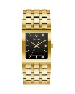 Часы Marc Anthony Modern Quadra, 30 x 40,5 мм Bulova, цвет Black 4874642 | black/gold