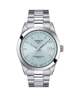 Часы Gentleman Powermatic 80, кремниевые, 40 мм Tissot, цвет Blue 4908159 | blue/silver
