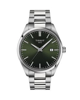Классические часы PR100, 40 мм Tissot, цвет Green 4910622 | green/silver