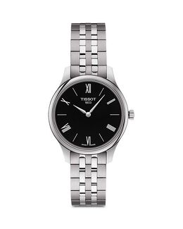Традиционные часы, 31 мм Tissot, цвет Black 4552034 | black/silver