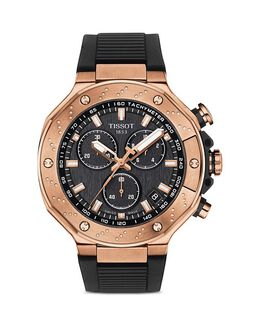 Хронограф T Race, 45 мм Tissot, цвет Black 4622229 | black