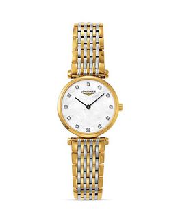Часы La Grande Classique, 24 мм Longines, цвет White 1405036 | white/gold