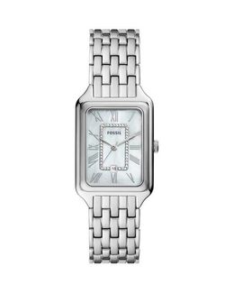 Часы Ракель, 26 мм х 32 мм Fossil, цвет White 4798078 | white/silver