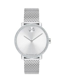 Часы BOLD с мерцающим эффектом, 34 мм Movado, цвет Silver 4933602 | silver