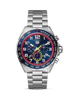 Хронограф Formula 1 Red Bull из нержавеющей стали, 43 мм Tag Heuer, цвет Blue 4314309 | blue/silver