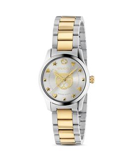 Часы G-Timeless, 27 мм Gucci, цвет Multi 2961414 | silver/gold