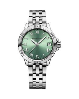 Классические часы Танго, 30 мм Raymond Weil, цвет Green 4803421 | green/silver