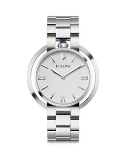 Классические часы, 40 мм Bulova, цвет White 4502707 | white/silver