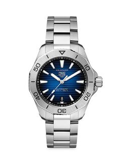 Автоматические часы Aquaracer Professional 200, 40 мм Tag Heuer, цвет Blue 4314327 | blue/silver