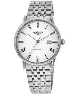 Longines Elegant Collection White Dial Steel Men's Watch l4.911.4.11.6
