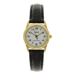 Часы Casio Quartz Waterproof White Analog, белый ltp-v001gl-7budf | white
