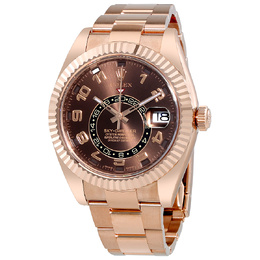 Rolex Sky Dweller GMT Automatic Chocolate Dial Mens Watch 326935CHAO
