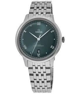 Omega De Ville Prestige Co-Axial Master Chronometer 40mm Green Dial Steel Men's Watch 434.10.40.20.10.001