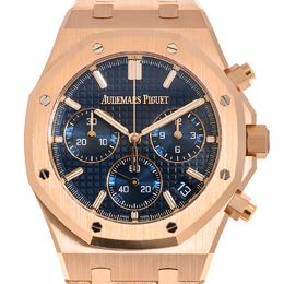Audemars Piguet Royal Oak''50TH ANNIVERSARY'' Chronograph Automatic Blue Dial Mens Watch 26240or.oo.1320or.01